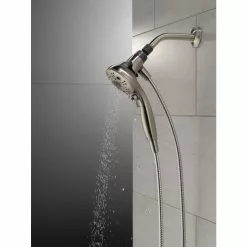 Delta Universal Showering Components Brushed Nickel 6-Spray Handheld Shower 1.75-GPM (6.6-LPM) 31 Delta Universal Showering Components Brushed Nickel 6-Spray Handheld Shower 1.75-GPM (6.6-LPM) -Bath and Faucet shop 034449864336 10611935 1800x1800
