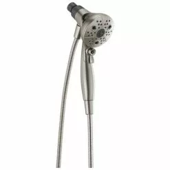 Delta Universal Showering Components Brushed Nickel 6-Spray Handheld Shower 1.75-GPM (6.6-LPM) 42 Delta Universal Showering Components Brushed Nickel 6-Spray Handheld Shower 1.75-GPM (6.6-LPM) -Bath and Faucet shop 034449864336xl 1800x1800
