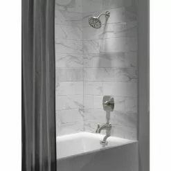 Delta Sandover Spotshield Brushed Nickel 1-Handle Bathtub And Shower Faucet -Bath and Faucet shop 034449874502 10460551 1800x1800