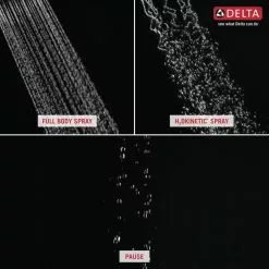 Delta Valdosta With H2Okinetic Technology Spotshield Brushed Nickel 1-Handle Bathtub And Shower Faucet With Valve -Bath and Faucet shop 034449877961 08877531 1800x1800