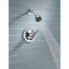 Delta Foundations Chrome 1-Handle Shower Faucet With Valve -Bath and Faucet shop 034449878708 10386457 1800x1800