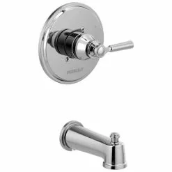 Peerless 0.5-in Brushed Nickel Bathtub/Shower Mixer -Bath and Faucet shop 034449894517xl 1800x1800