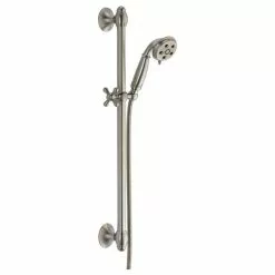DELTA Cassidy Stainless 2-Spray Shower Bar System (Valve Included) -Bath and Faucet shop 034449923101 10204240 1800x1800