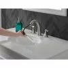 Delta Sandover Spotshield Brushed Nickel 2-handle Widespread WaterSense Bathroom Sink Faucet With Drain 2 Delta Sandover Spotshield Brushed Nickel 2-handle Widespread WaterSense Bathroom Sink Faucet With Drain -Bath and Faucet shop 034449928960 11982623 1800x1800