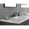 Delta Flynn Matte Black 2-handle Widespread WaterSense Bathroom Sink Faucet With Drain -Bath and Faucet shop 034449932264 11704156 1800x1800