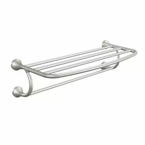 Moen Eva Brushed Nickel Wall Mount Towel Rack 4 Moen Eva Brushed Nickel Wall Mount Towel Rack - Image 2