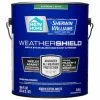 HGTV HOME By Sherwin-Williams Weathershield Extra White Satin Exterior Tintable Paint (Actual Net Contents: 124-fl Oz) -Bath and Faucet shop 035777846919 1800x1800