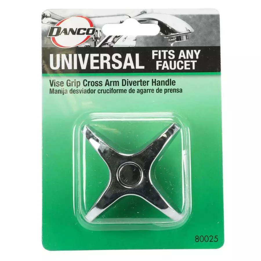 Danco Chrome Cross Shower Handle 5 Danco Chrome Cross Shower Handle - Image 3