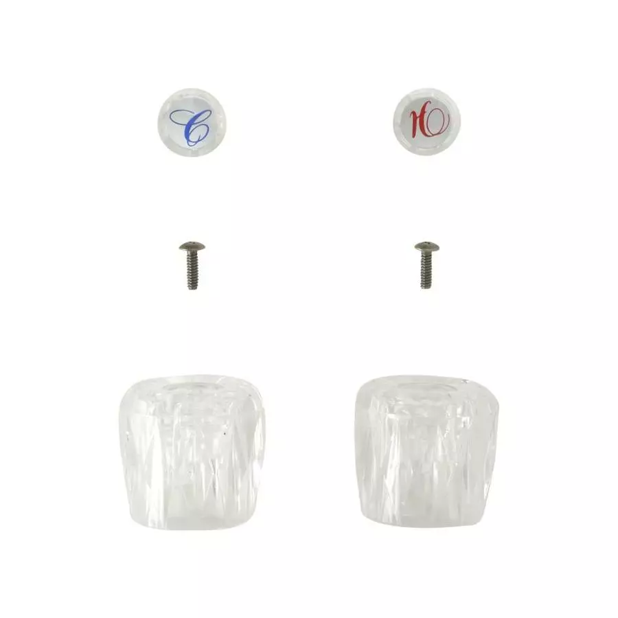 Danco Clear Acrylic Knob Shower Handle 4 Danco Clear Acrylic Knob Shower Handle - Image 2