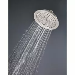 Pfister Universal Trim Brushed Stainless Steel 5-Spray Shower Head 2.5-GPM (9.5-LPM) -Bath and Faucet shop 038877590607 03767885 1800x1800