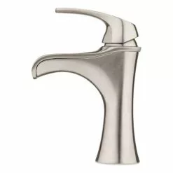 Pfister Jaida Brushed Nickel 1-handle Single Hole/4-in Centerset WaterSense Bathroom Sink Faucet With Drain -Bath and Faucet shop 038877604090 16801805 1800x1800
