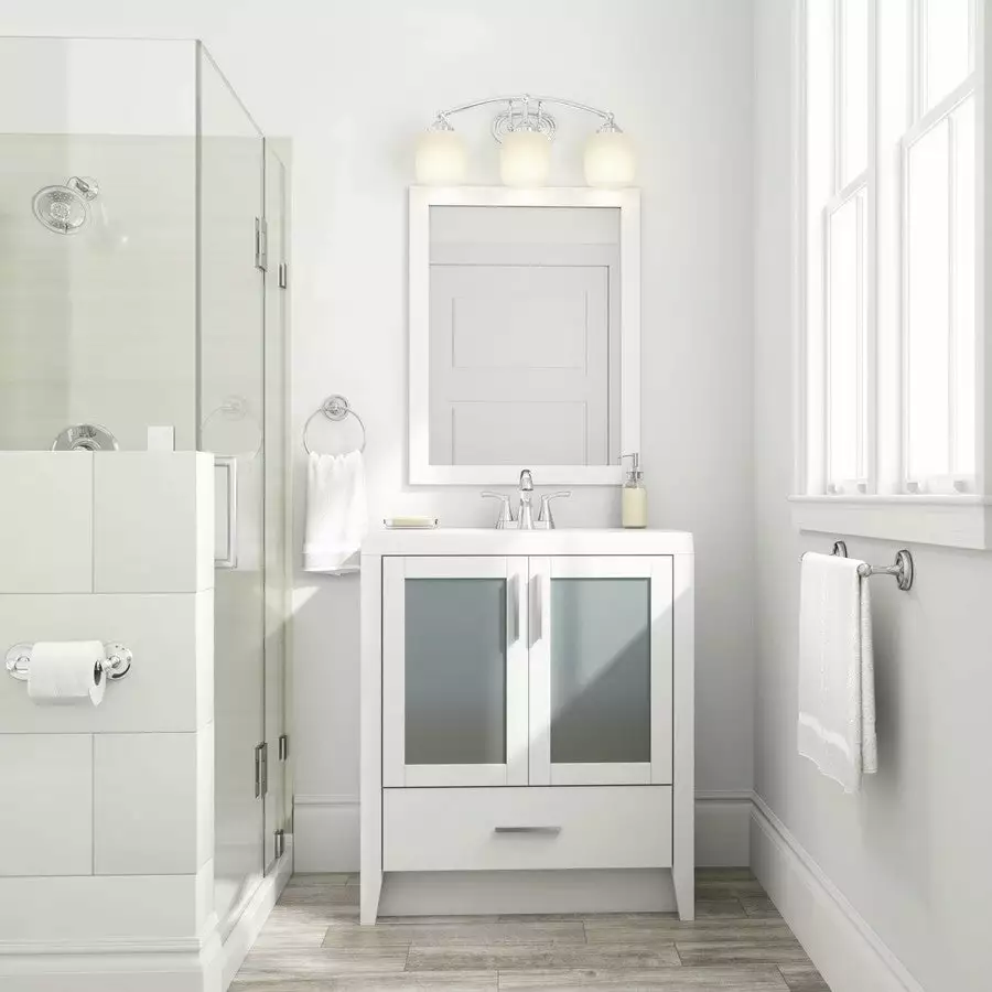 Pfister Masey Brushed Nickel 2-handle 4-in Centerset WaterSense Bathroom Sink Faucet With Drain 13 Pfister Masey Brushed Nickel 2-handle 4-in Centerset WaterSense Bathroom Sink Faucet With Drain - Image 11