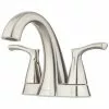 Pfister Masey Brushed Nickel 2-Handle 4-in Centerset WaterSense Bathroom Sink Faucet With Drain -Bath and Faucet shop 038877623299 1800x1800