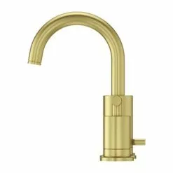 Pfister Pfister Contempra Brushed Gold 2-handle Widespread WaterSense Bathroom Sink Faucet With Drain -Bath and Faucet shop 038877630174 16801873 1800x1800