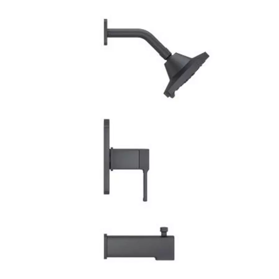 Pfister Deckard Matte Black 1-Handle Shower Faucet 7 Pfister Deckard Matte Black 1-Handle Shower Faucet - Image 5