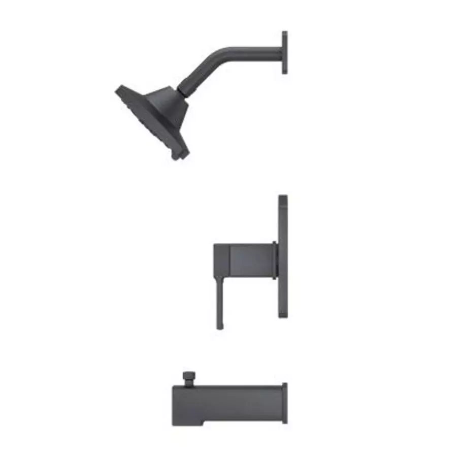 Pfister Deckard Matte Black 1-Handle Shower Faucet 8 Pfister Deckard Matte Black 1-Handle Shower Faucet - Image 6