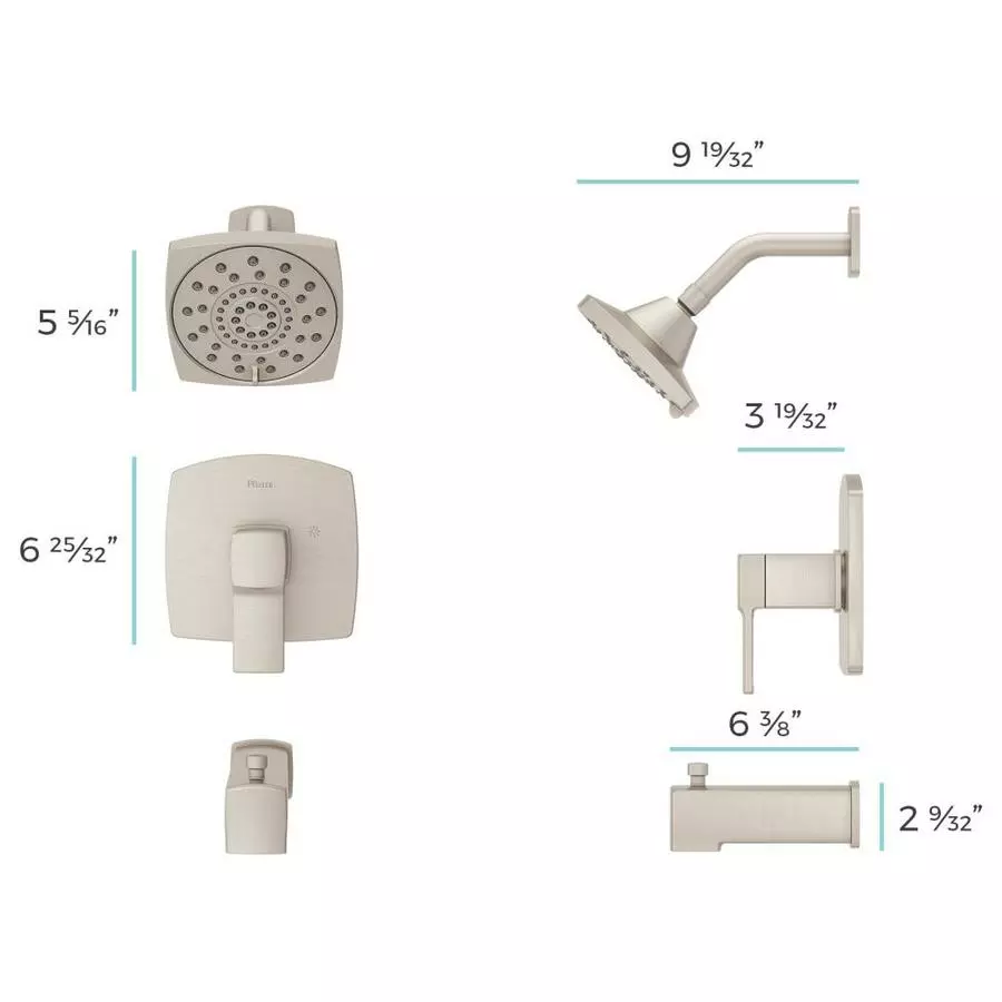 Pfister Deckard Matte Black 1-Handle Shower Faucet 13 Pfister Deckard Matte Black 1-Handle Shower Faucet - Image 11