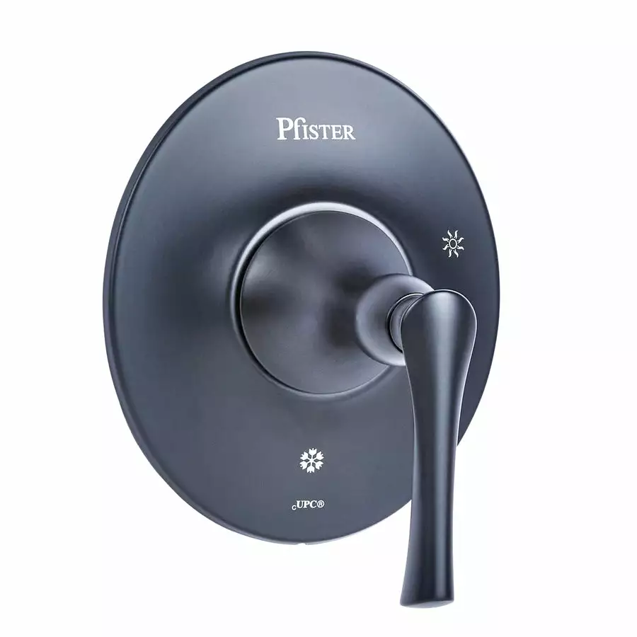 Pfister Rhen Matte Black 1-handle Shower Faucet 4 Pfister Rhen Matte Black 1-handle Shower Faucet - Image 2