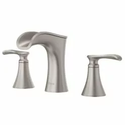 Pfister Jaida Spot Defense Brushed Nickel 2-handle Widespread WaterSense Bathroom Sink Faucet With Drain -Bath and Faucet shop 038877637012xl 1800x1800