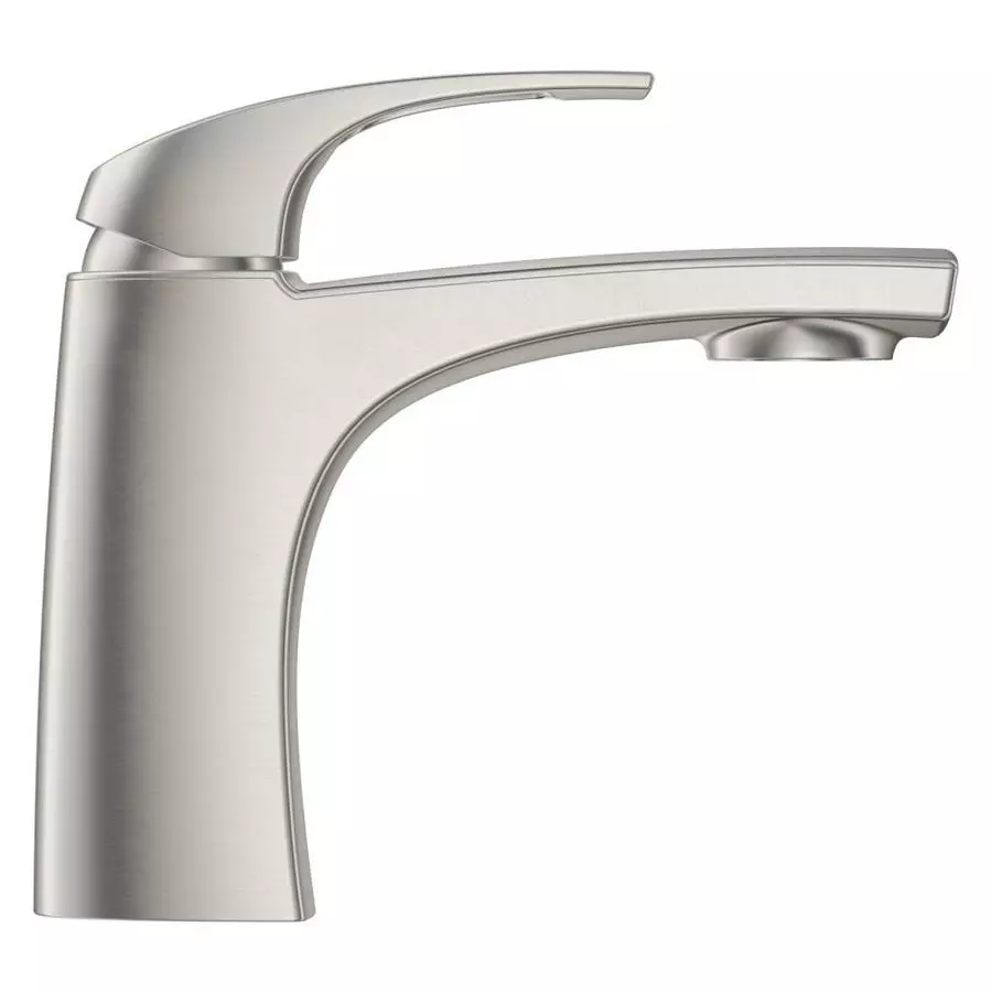 Pfister Karci Spot Defense Brushed Nickel 1-handle Single Hole WaterSense Bathroom Sink Faucet With Drain 4 Pfister Karci Spot Defense Brushed Nickel 1-handle Single Hole WaterSense Bathroom Sink Faucet With Drain - Image 2