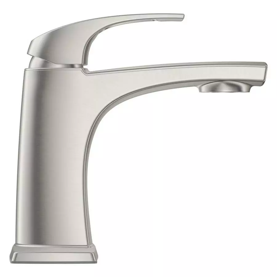 Pfister Karci Spot Defense Brushed Nickel 1-handle Single Hole WaterSense Bathroom Sink Faucet With Drain 5 Pfister Karci Spot Defense Brushed Nickel 1-handle Single Hole WaterSense Bathroom Sink Faucet With Drain - Image 3