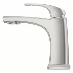 Pfister Karci Spot Defense Brushed Nickel 1-handle Single Hole WaterSense Bathroom Sink Faucet With Drain 18 Pfister Karci Spot Defense Brushed Nickel 1-handle Single Hole WaterSense Bathroom Sink Faucet With Drain -Bath and Faucet shop 038877640067 10730779 1800x1800