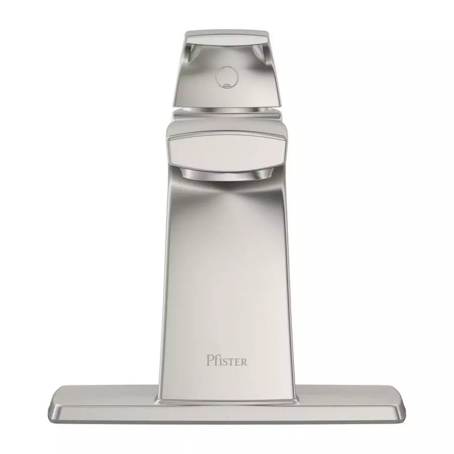 Pfister Karci Spot Defense Brushed Nickel 1-handle Single Hole WaterSense Bathroom Sink Faucet With Drain 9 Pfister Karci Spot Defense Brushed Nickel 1-handle Single Hole WaterSense Bathroom Sink Faucet With Drain - Image 7