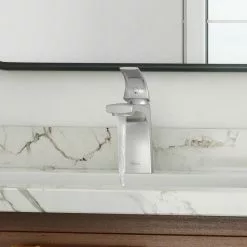 Pfister Karci Spot Defense Brushed Nickel 1-handle Single Hole WaterSense Bathroom Sink Faucet With Drain 21 Pfister Karci Spot Defense Brushed Nickel 1-handle Single Hole WaterSense Bathroom Sink Faucet With Drain -Bath and Faucet shop 038877640067 10730782 1800x1800