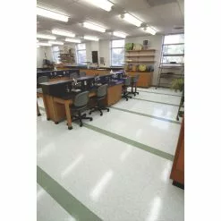 Armstrong Flooring Imperial Texture 45-Piece Shelter White Commercial VCT Tile