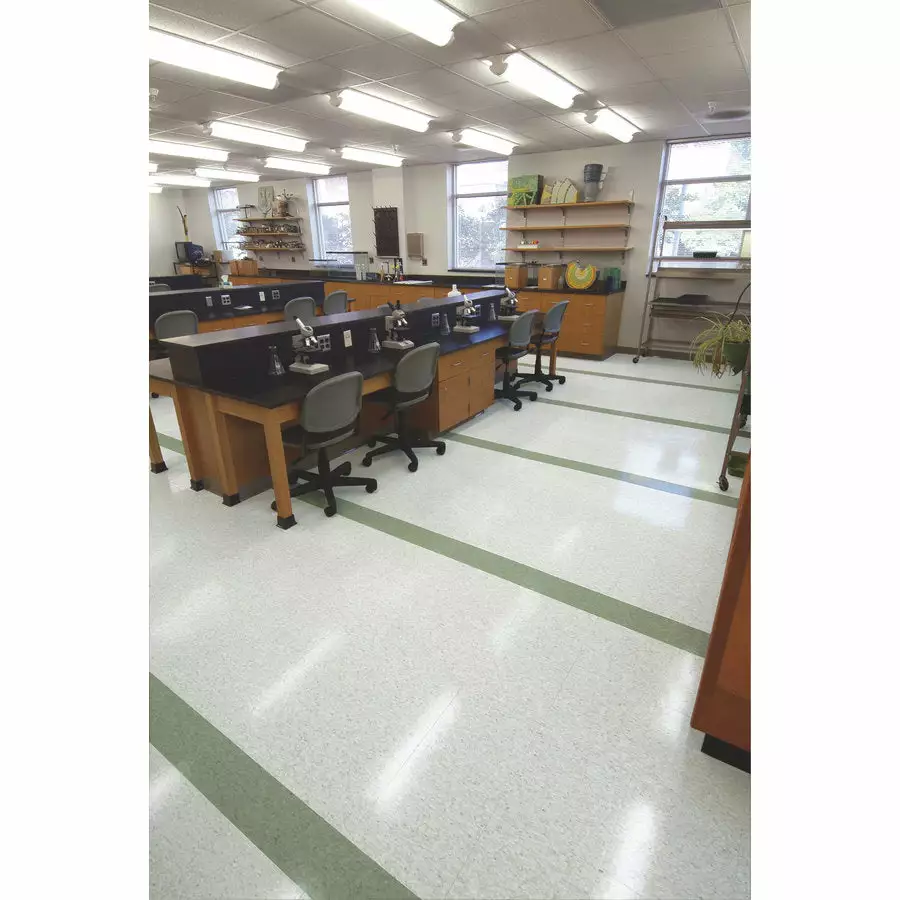 Armstrong Flooring Imperial Texture 45-Piece Shelter White Commercial VCT Tile 3 Armstrong Flooring Imperial Texture 45-Piece Shelter White Commercial VCT Tile