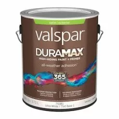 Valspar Duramax Base 1 Satin Exterior Tintable Paint (Actual Net Contents: 126-fl Oz)