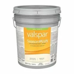 Valspar SeasonPlus Extra White Satin Exterior Tintable Paint (Actual Net Contents: 620-fl Oz)