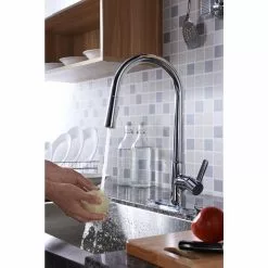 In Stock Hardwarestore Delivery Orbital Single-Handle Pull-Down Sprayer Kitchen Faucet In Polished Chrome -Bath and Faucet shop 042a001c566cbf6bb8a42ecd4ff049fa 1800x1800