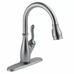 In Stock Hardwarestore Delivery Leland Single-Handle Pull-Down Sprayer Kitchen Faucet W/ShieldSpray And MagnaTite Docking In Arctic Stainless 41 In Stock Hardwarestore Delivery Leland Single-Handle Pull-Down Sprayer Kitchen Faucet W/ShieldSpray And MagnaTite Docking In Arctic Stainless -Bath and Faucet shop 042c1e60b019efeacfa1f3e97d15d7bc 1800x1800