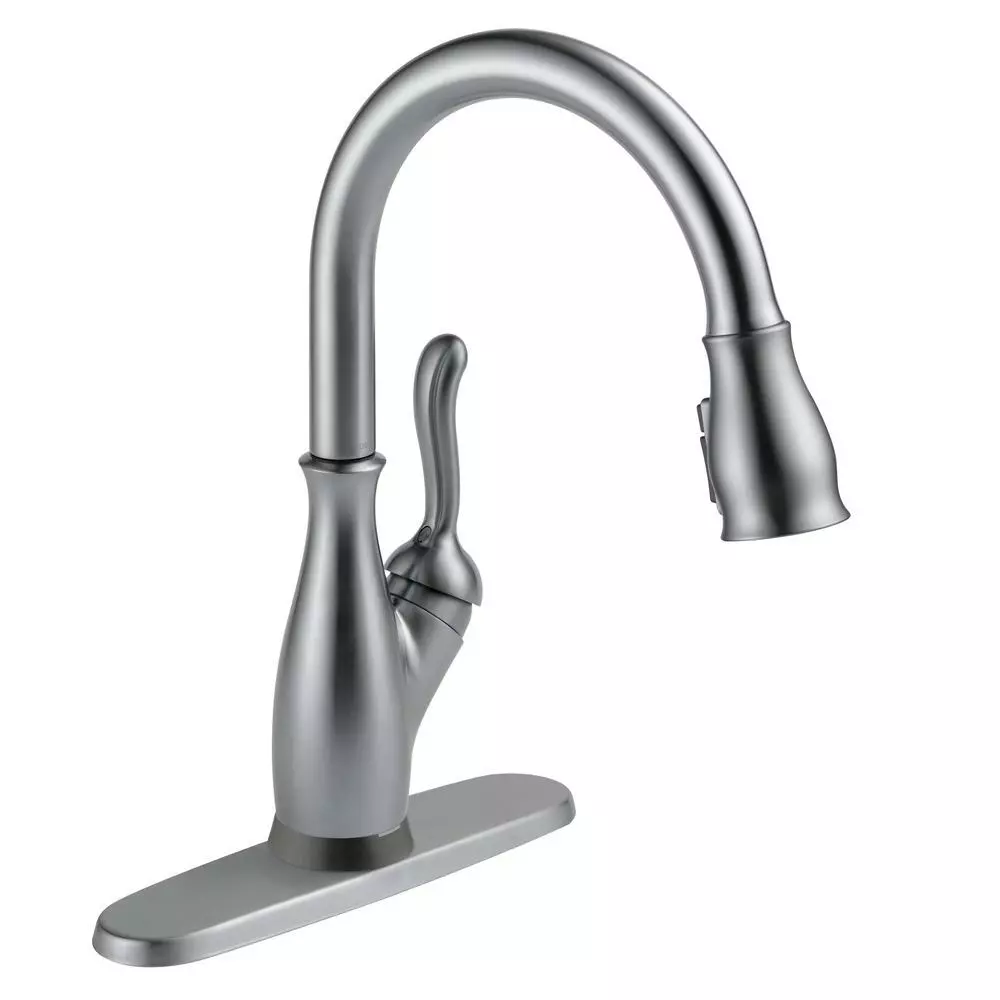 In Stock Hardwarestore Delivery Leland Single-Handle Pull-Down Sprayer Kitchen Faucet W/ShieldSpray And MagnaTite Docking In Arctic Stainless 18 In Stock Hardwarestore Delivery Leland Single-Handle Pull-Down Sprayer Kitchen Faucet W/ShieldSpray And MagnaTite Docking In Arctic Stainless - Image 16