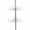 Zenith 97-in H Steel Chrome Tension Pole Freestanding Shower Caddy 2 Zenith 97-in H Steel Chrome Tension Pole Freestanding Shower Caddy -Bath and Faucet shop 043197133120 16801203 1800x1800