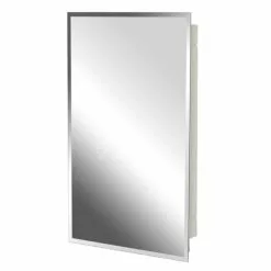 Project Source 16-in X 26-in Rectangle Surface/Recessed Mirrored Medicine Cabinet -Bath and Faucet shop 043197141002xl 1800x1800