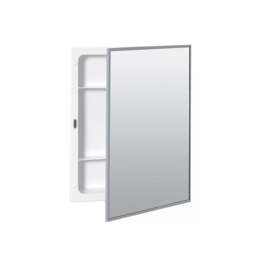 Project Source 16.13-in X 20.13-in Rectangle Surface/Recessed Mirrored Medicine Cabinet 4 Project Source 16.13-in X 20.13-in Rectangle Surface/Recessed Mirrored Medicine Cabinet - Image 2