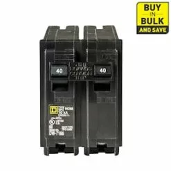 Square D Homeline 40-Amp 2-Pole Standard Trip Circuit Breaker