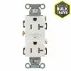 Hubbell White 20-Amp Duplex Tamper Resistant Residential/Commercial Outlet -Bath and Faucet shop 050169508183 1800x1800