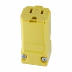 Hubbell 15-Amp-Volt Hi-visibility Yellow 3-Wire Grounding Connector
