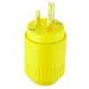 Hubbell 15-Amp-Volt Yellow 3-Wire Grounding Plug 2 Hubbell 15-Amp-Volt Yellow 3-Wire Grounding Plug -Bath and Faucet shop 050169987438 1800x1800