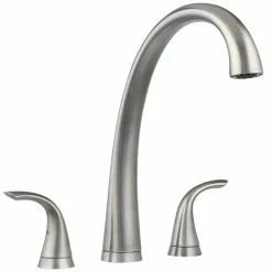 In Stock Hardwarestore Delivery Pilar 2-Handle Standard Kitchen Faucet With Side Sprayer In Arctic Stainless -Bath and Faucet shop 06161d6a3a5927b54010bc59c4910e20 1800x1800