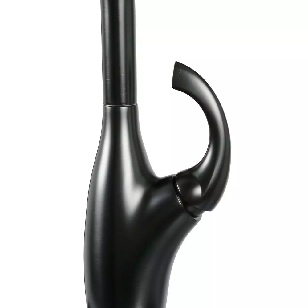 In Stock Hardwarestore Delivery Contemporary Single-Handle Pull-Down Sprayer Kitchen Faucet With Soap Dispenser In Mediterranean Bronze 5 In Stock Hardwarestore Delivery Contemporary Single-Handle Pull-Down Sprayer Kitchen Faucet With Soap Dispenser In Mediterranean Bronze - Image 3