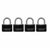 Master Lock 4-Pack 1.78-in Aluminum Keyed Padlock -Bath and Faucet shop 071649058615 1800x1800