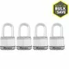 Master Lock 4-Pack 2-in Steel Keyed Padlock -Bath and Faucet shop 071649132162 1800x1800