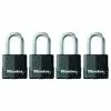 Master Lock 4-Pack 1.875-in Steel Keyed Padlock -Bath and Faucet shop 071649132193 1800x1800
