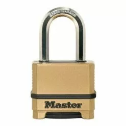 Master Lock 2.273-in Brass Combination Padlock