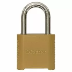 Master Lock 2.11-in Brass Combination Padlock