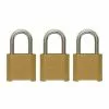 Master Lock 3-Pack 2-in Zinc Combination Padlock -Bath and Faucet shop 071649305863 1800x1800
